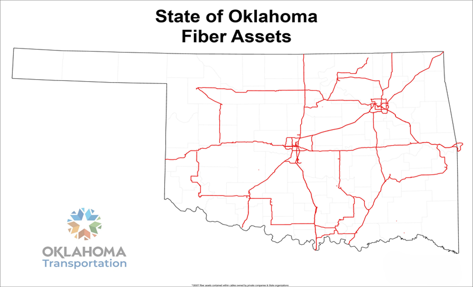 State Wide Fiber Optics Network Map